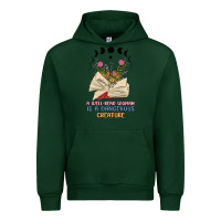 Forest Green a well read woman is a dangerous creature Urban Hoodie - MaliasSmallBusiness