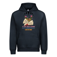 Navy a well read woman is a dangerous creature Urban Hoodie - MaliasSmallBusiness