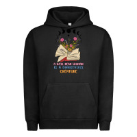 Pigment Black a well read woman is a dangerous creature Urban Hoodie - MaliasSmallBusiness