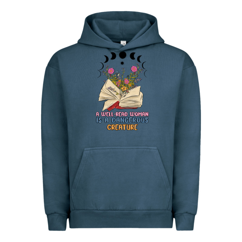 A Well Read Woman Is A Dangerous Creature Urban Hoodie by MaliasSmallBusiness | Teevron