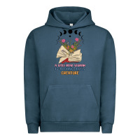 Pigment Midnight Navy a well read woman is a dangerous creature Urban Hoodie - MaliasSmallBusiness