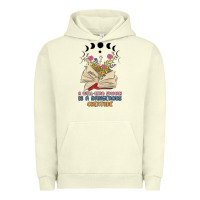 Pigment Pistachio a well read woman is a dangerous creature Urban Hoodie - MaliasSmallBusiness