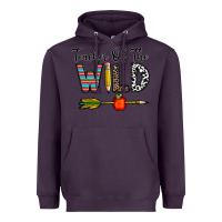 Plum teacher of the wild Heavyweight Hoodie - CowhideDigitalArt
