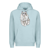 Blue Mist Ragdoll Cat Premium Hoodie - LillyAllenDesigns