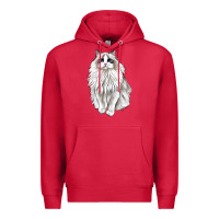 Cardinal Ragdoll Cat Premium Hoodie - LillyAllenDesigns