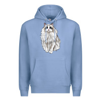 Colony Blue Ragdoll Cat Premium Hoodie - LillyAllenDesigns