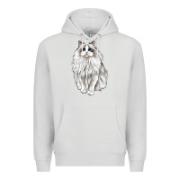 Dove Grey Ragdoll Cat Premium Hoodie - LillyAllenDesigns