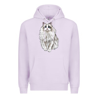 Lilac Ragdoll Cat Premium Hoodie - LillyAllenDesigns