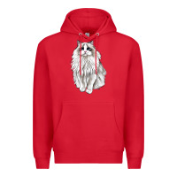 Red Ragdoll Cat Premium Hoodie - LillyAllenDesigns