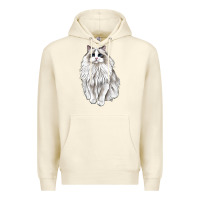 Sandshell Ragdoll Cat Premium Hoodie - LillyAllenDesigns