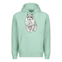 Seafoam Ragdoll Cat Premium Hoodie - LillyAllenDesigns