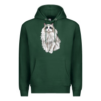 Sports Green Ragdoll Cat Premium Hoodie - LillyAllenDesigns