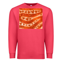 Cardinal orange glitter heart Premium Sweatshirt - JahusDesignShop
