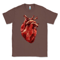 Chestnut Anatomical heart Classic Tee - RanaPortraitStore