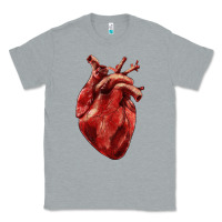 Heather Grey Anatomical heart Classic Tee - RanaPortraitStore