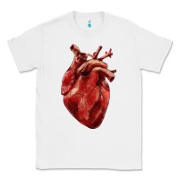 White Anatomical heart Classic Tee - RanaPortraitStore