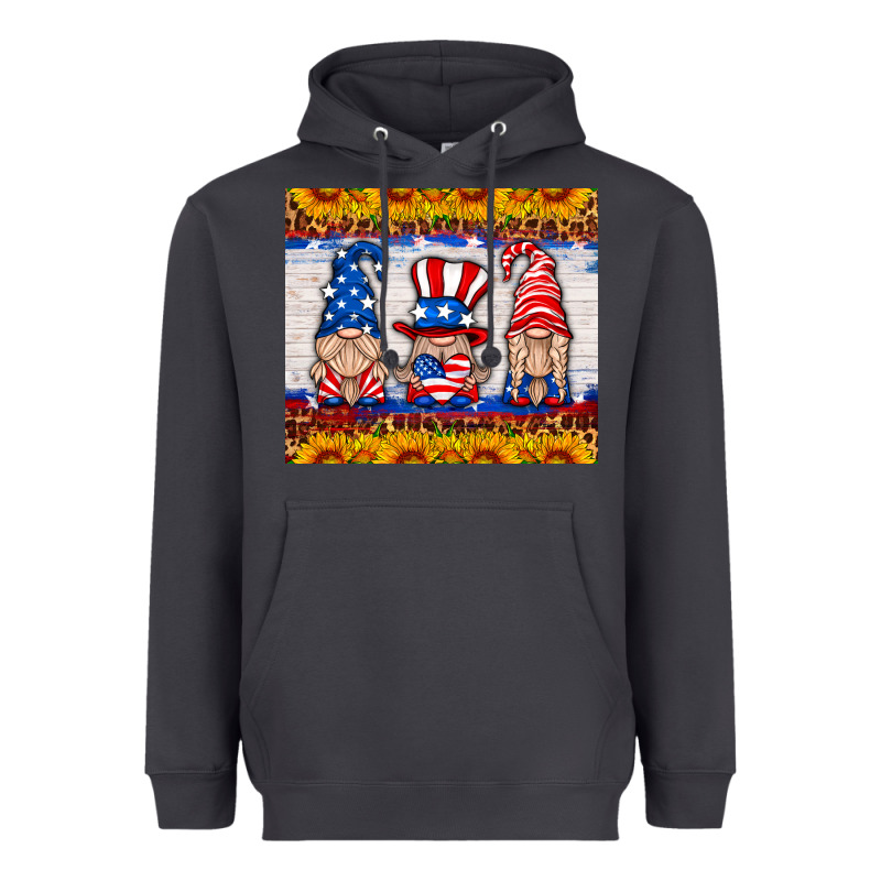 Usa Gnome Heavyweight Hoodie by HRA Design Shop | Teevron