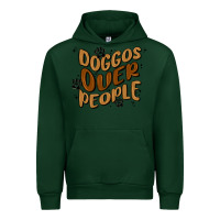 Forest Green doggos over people Urban Hoodie - MaliasSmallBusiness