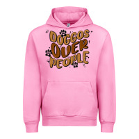 Fuchsia Pink doggos over people Urban Hoodie - MaliasSmallBusiness