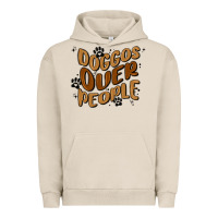 Pigment French Oak doggos over people Urban Hoodie - MaliasSmallBusiness