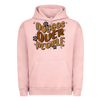 Pigment Salmon doggos over people Urban Hoodie - MaliasSmallBusiness