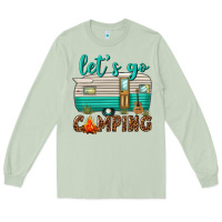 Matcha lets go camping Long Sleeve Tee - texasbilliewilder