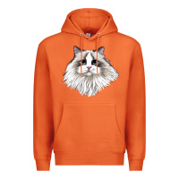 Carrot Ragdoll Face Cat Premium Hoodie - LillyAllenDesigns