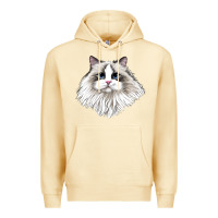 Pina Colada Ragdoll Face Cat Premium Hoodie - LillyAllenDesigns