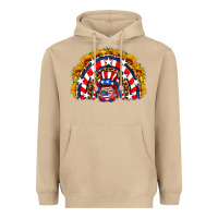 Mushroom usa gnome sunflower rainbow Heavyweight Hoodie - HRA Design Shop