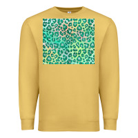 Antique Gold green leopard glitter Premium Sweatshirt - JahusDesignShop