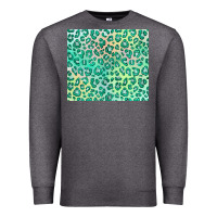 Charcoal Heather green leopard glitter Premium Sweatshirt - JahusDesignShop