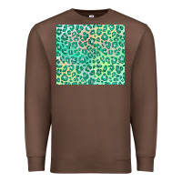 Chestnut green leopard glitter Premium Sweatshirt - JahusDesignShop