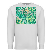 Dove Grey green leopard glitter Premium Sweatshirt - JahusDesignShop