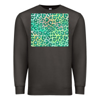 Smoke green leopard glitter Premium Sweatshirt - JahusDesignShop