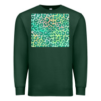 Sports Green green leopard glitter Premium Sweatshirt - JahusDesignShop