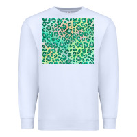 White green leopard glitter Premium Sweatshirt - JahusDesignShop