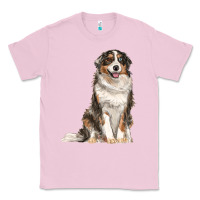 Bubblegum Pink Australian shepherd Classic Tee - RanaPortraitStore