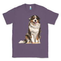 Lavender Australian shepherd Classic Tee - RanaPortraitStore