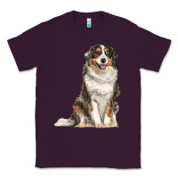 Plum Australian shepherd Classic Tee - RanaPortraitStore