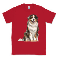 Red Australian shepherd Classic Tee - RanaPortraitStore