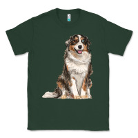 Sports Green Australian shepherd Classic Tee - RanaPortraitStore