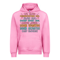 Fuchsia Pink let them Urban Hoodie - MaliasSmallBusiness