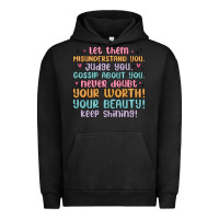 Pigment Black let them Urban Hoodie - MaliasSmallBusiness