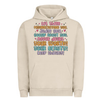 Pigment French Oak let them Urban Hoodie - MaliasSmallBusiness
