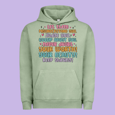 Let Them Urban Hoodie Designed By Maliassmallbusiness
