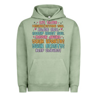 Pigment Oil Green let them Urban Hoodie - MaliasSmallBusiness