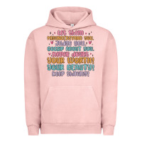 Pigment Salmon let them Urban Hoodie - MaliasSmallBusiness