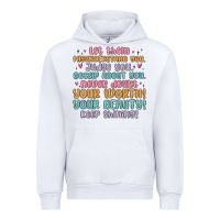 White let them Urban Hoodie - MaliasSmallBusiness