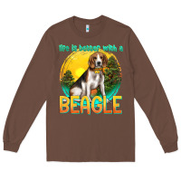 Chestnut life is better with a beagle Long Sleeve Tee - texasbilliewilder