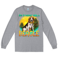 Life Is Better With A Beagle Long Sleeve Tee | Teevron